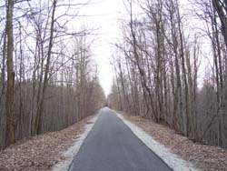 The paved Bike & Hike Trail in Summit County.