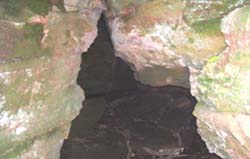 A cave along the Butternut Loop Trail at Malabar Farm State Park in Ohio
