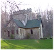 Squire's Castle, the northern terminus of the Castle Valley Trail at North Chagrin Reservation